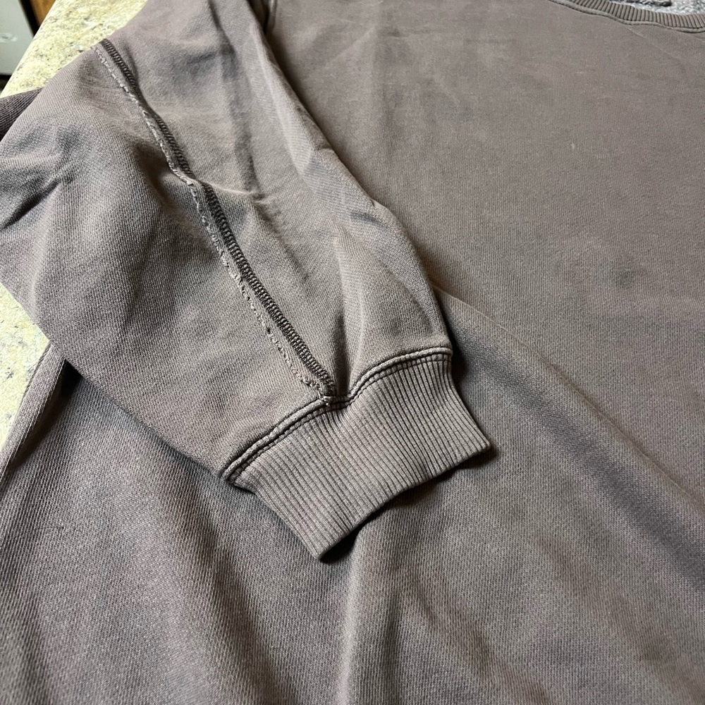 Aerie by American Eagle Crewneck soft oversized sweatshirt Sweater purple XL - Picture 3 of 7